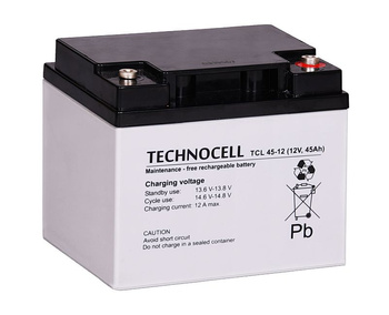 Akumulator Technocell TCL 45-12 (12V 45Ah)