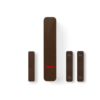 Czujka magnetyczna/sejsmiczna GENEVO EVODOOR NX SHOX BR brązowa, system EvoLiNK