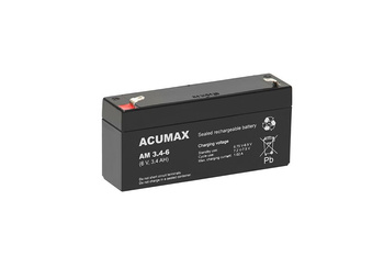 Akumulator Acumax AM 3,4-6 (6V 3,4Ah)