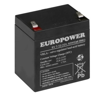 Akumulator Europower EV 7-12 T2 (12V 5,8Ah)